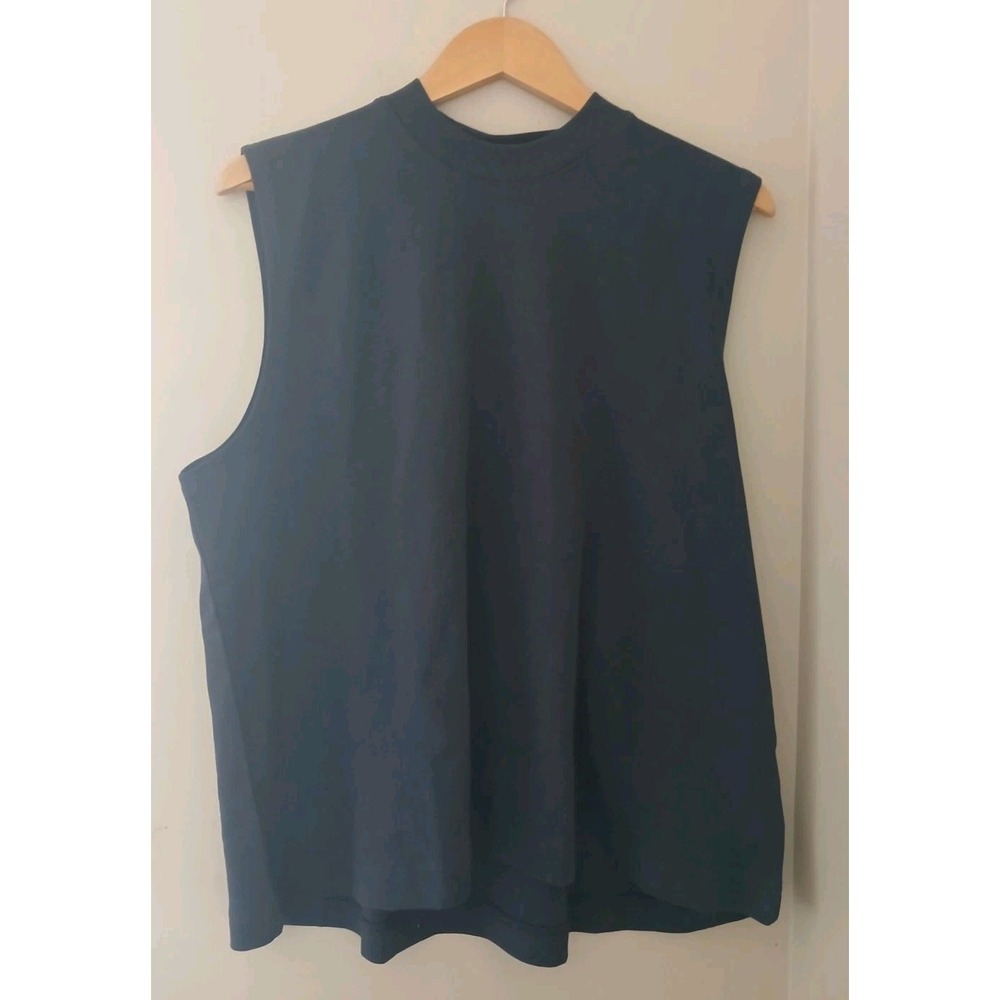 Pact Organic Airplane Mock Neck Shell Top Size XXL Sleeveless Base Layering